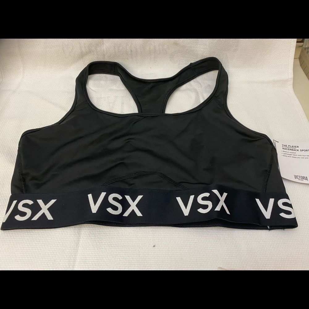 Victoria Sport The Player Racerback Sport Bra NWT